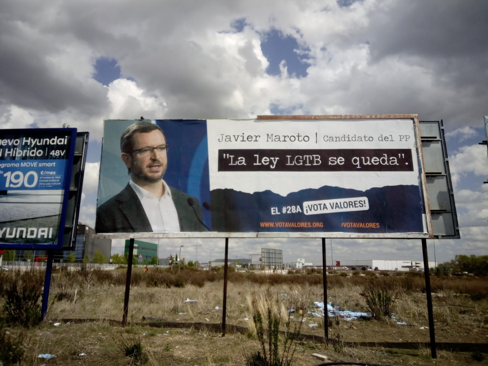 Valla de Hazte Oír.