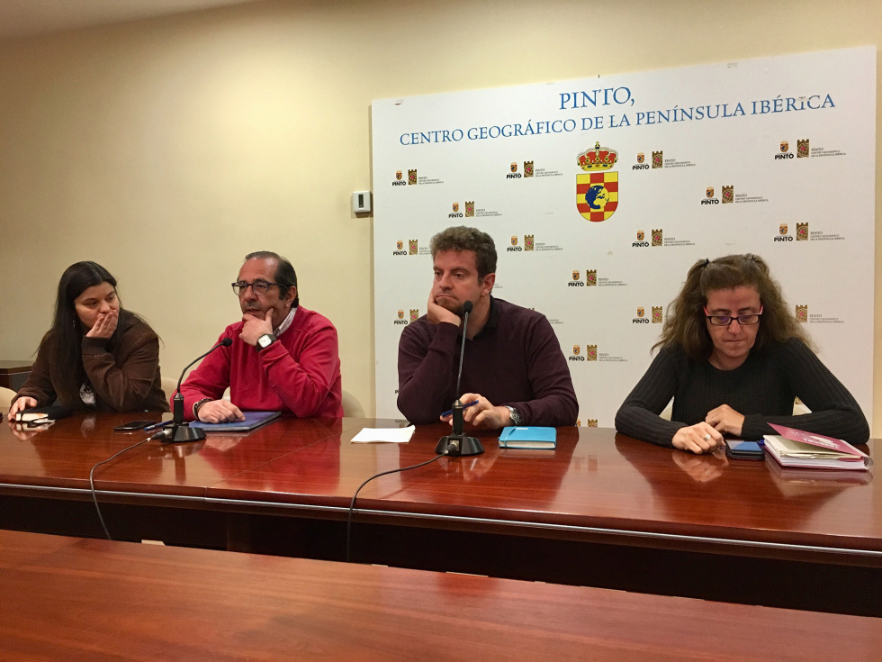 Rueda de prensa de Ganemos Pinto.