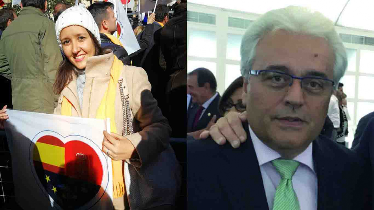 Nadia Belaradj (izq) y Javier Trompeta (drch).