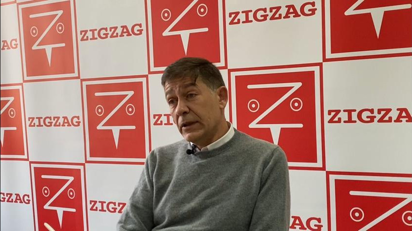 Fernando Oliver durante la entrevista.