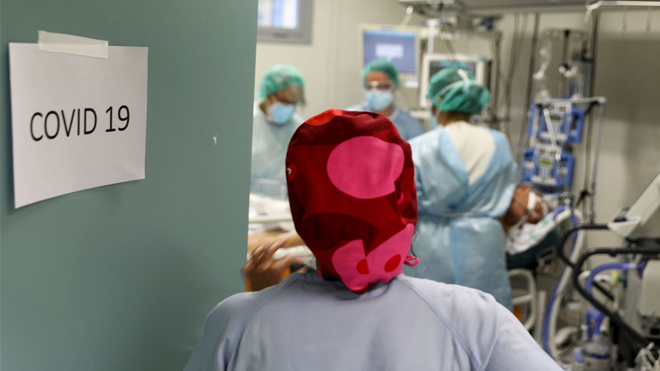 El hospital de Madrid. | Fotografía: Sergio Pérez / Reuters.