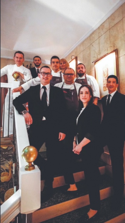 El equipo del Restaurante Chirón de Valdemoro.