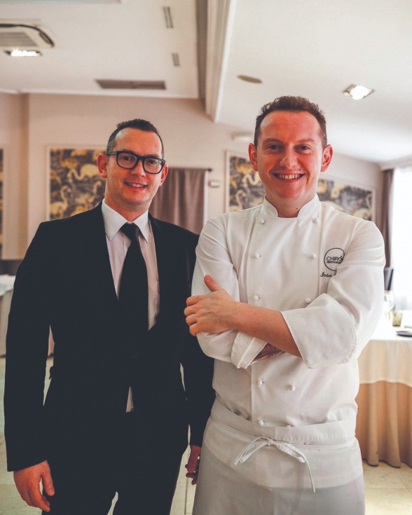 Los hermanos Raúl e Iván Muñoz, dueños de Chirón.