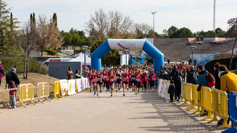 IX Carrera de la Mujer celebrada, en 2022, en Pinto.
