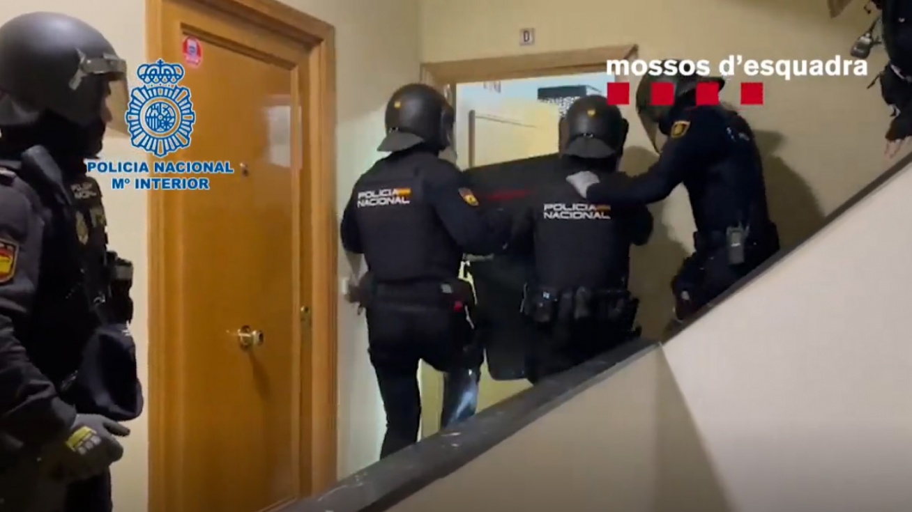 Uno de los registros en domicilios de la Comunidad de Madrid | Policía Nacional