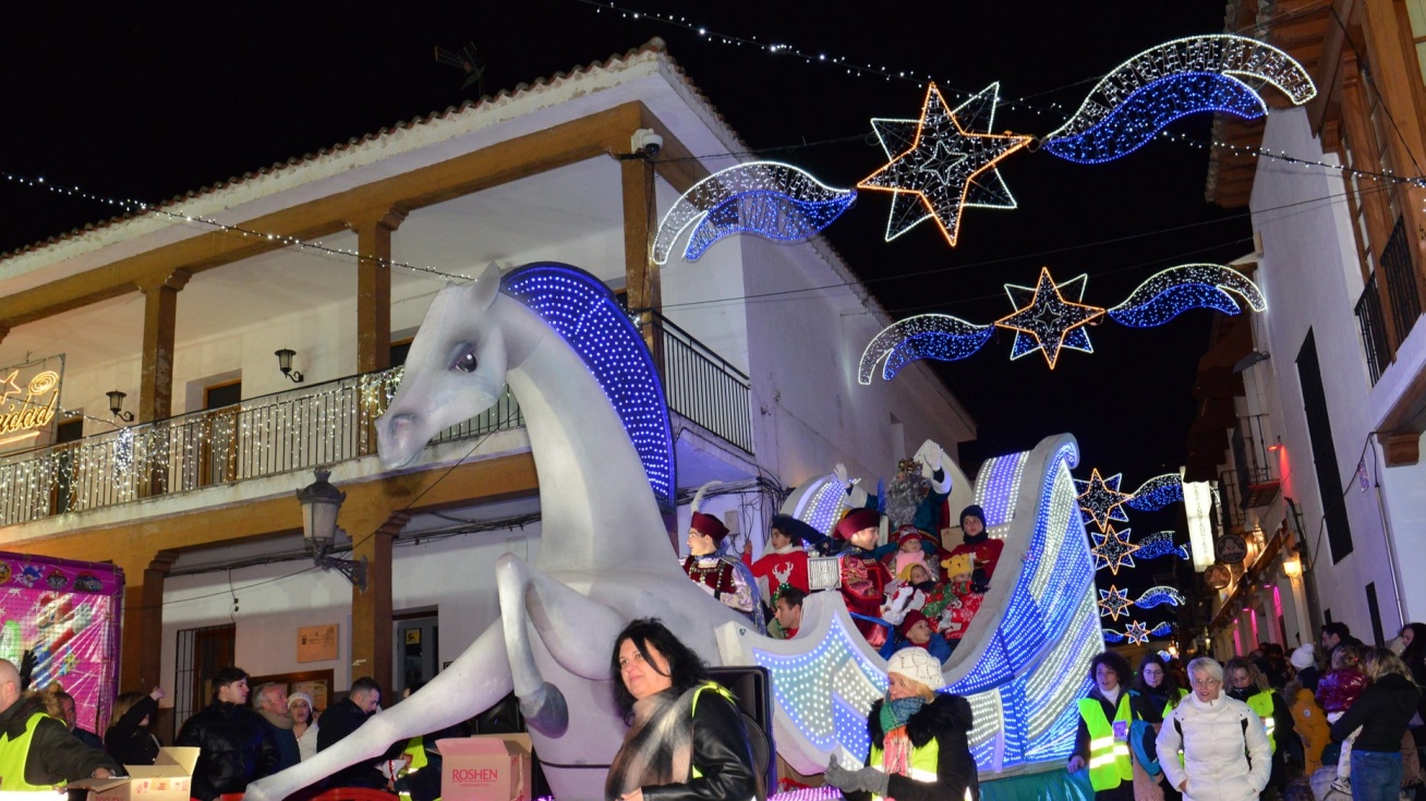 Cabalgata de Reyes de Valdemoro en 2024. Cabalgata de Reyes de Valdemoro en 2024.