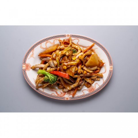 Chop suey de cerdo.