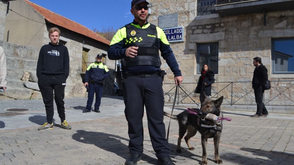 Unidad canina de Collado Villalba.