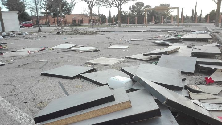 Estado del lugar en el que se ubicaba Havanita hace dos días | Img: Ecologistas en Acción.