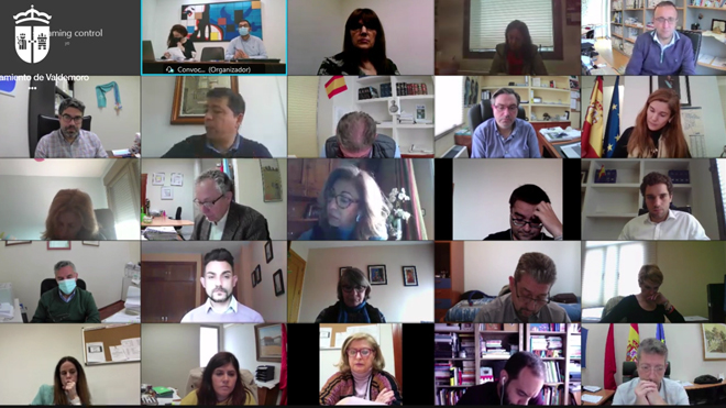 Sesión del pleno de Valdemoro del 25 de febrero.