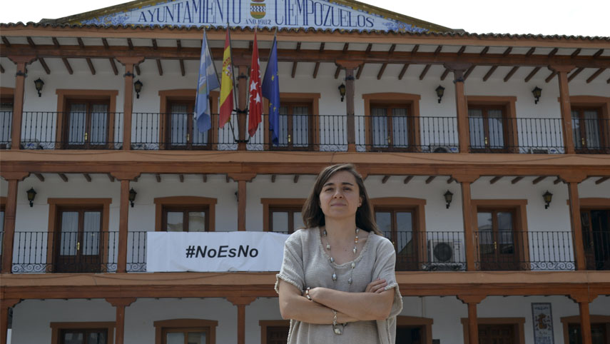 Raquel Jimeno, alcaldesa de Ciempozuelos. Raquel Jimeno, alcaldesa de Ciempozuelos.
