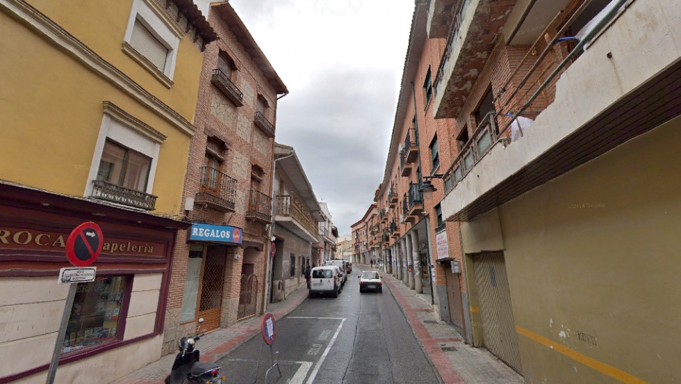 Calle Doctor Rivas, una de las vías afectadas por los cortes de suministro eléctrico.
