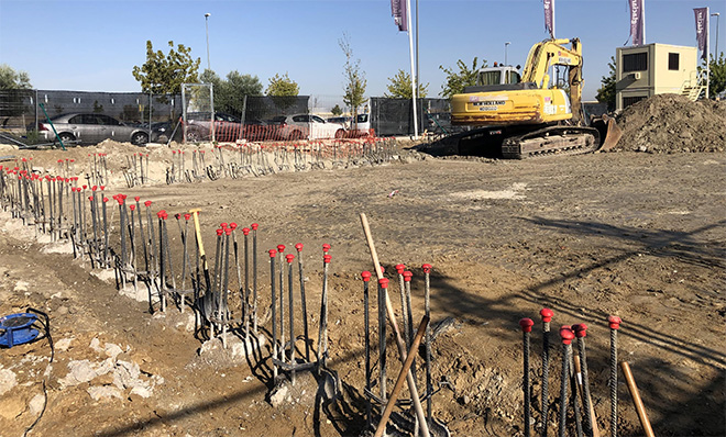 Obras en Valdemoro.