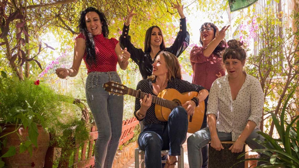 Grupo de flamenco Eternas.