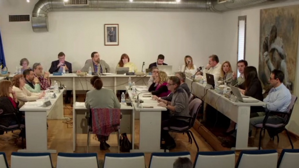 Pleno de ayer en el Ayuntamiento de Valdemoro.