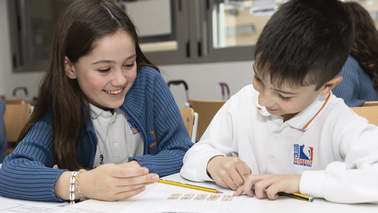 Alumnos de Primaria del Colegio Nobelis.
