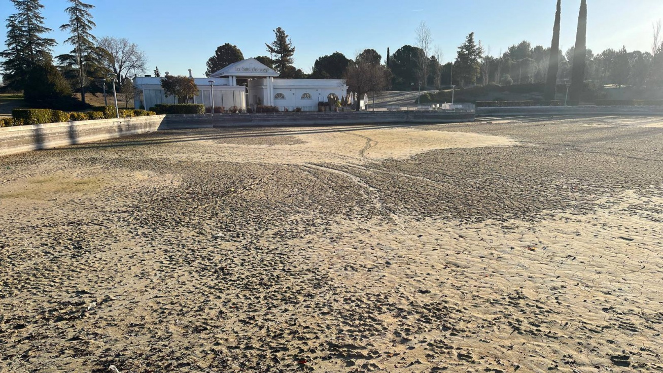 Estado actual del lago | Img: Carlos Gutiérrez.