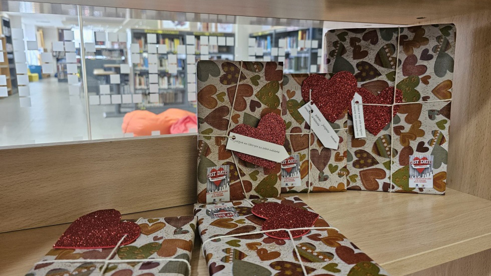 Los libros empaquetados en San Martín en 2024.