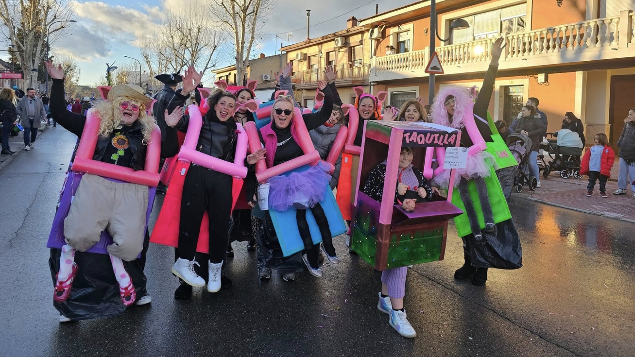 Uno de los grupos del Carnaval 2024 en San Martín de la Vega.