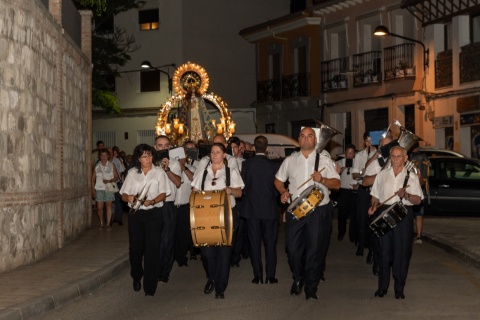 Procesión de la Virgen de la Asunción en 2024. Fotografía de Francisco Javier Lozano.