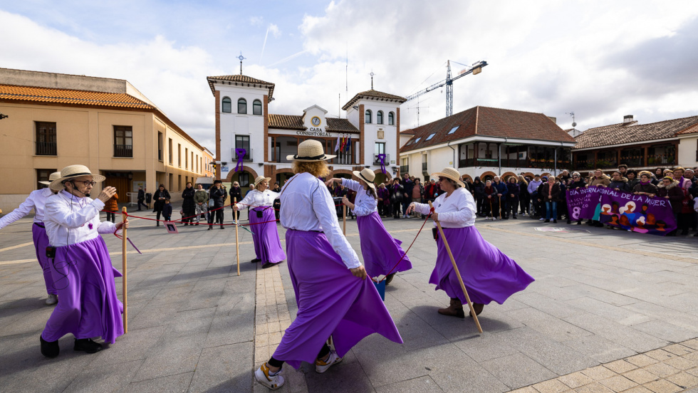 Celebraci&oacute;n del 8M en Pinto.