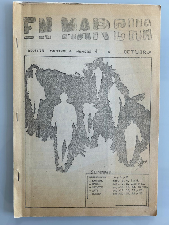 Portada del número 1 de En Marcha.