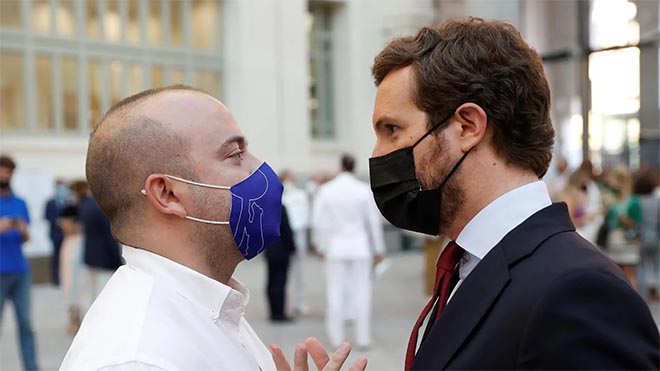 Ángel Carromero y Pablo Casado.