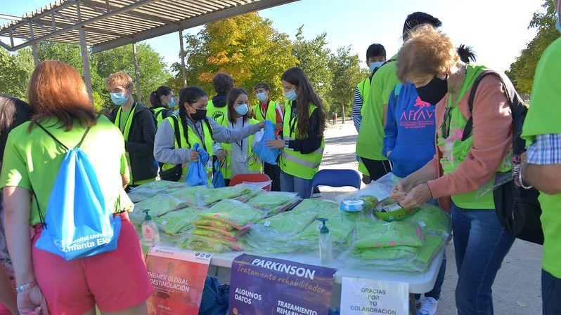 Una de las actividades organizadas en septiembre por la asociaicón AFAV con motivo del Día del Alzheimer.