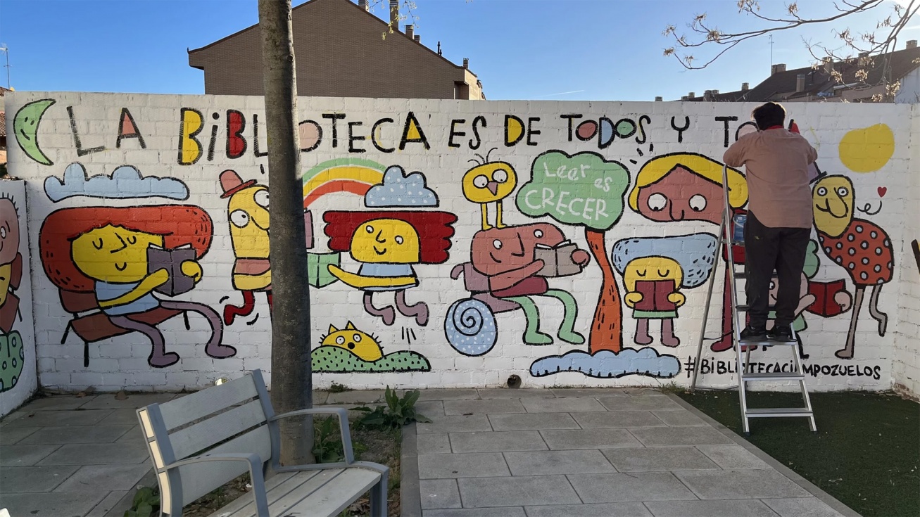 Mural del pintor argentino Flavio Barreiro.