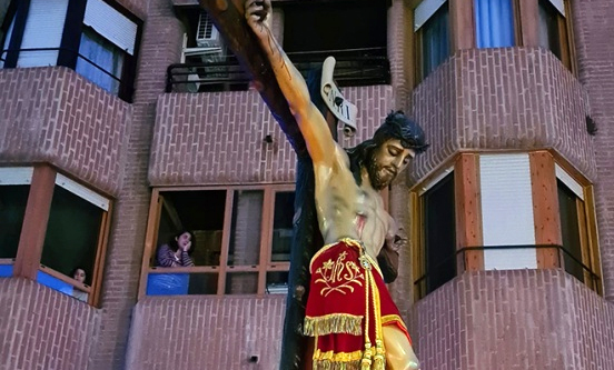 Santísimo Cristo del Calvario de Pinto. | Foto: Rozy González.