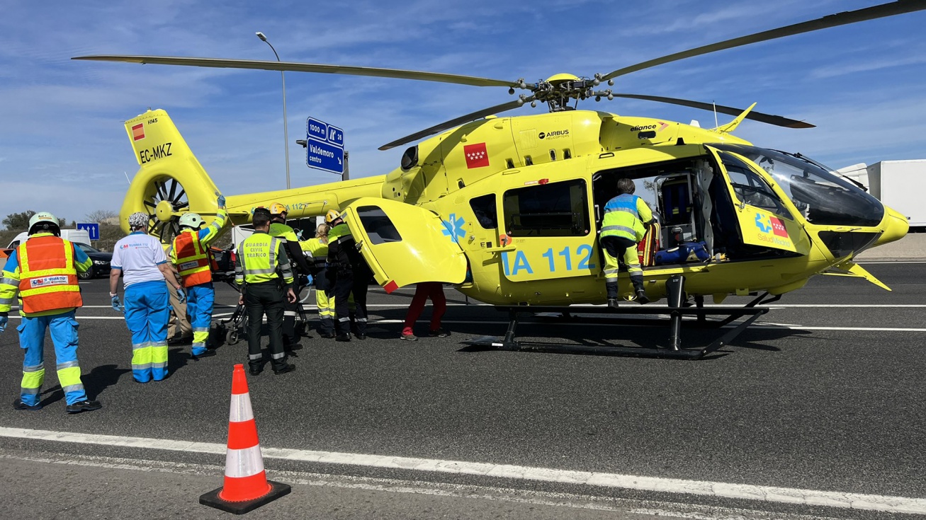 El helicóptero del Summa 112.