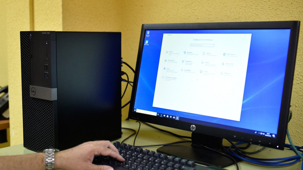 Ordenador fijo del Ayuntamiento de Valdemoro, adquirido en 2018.