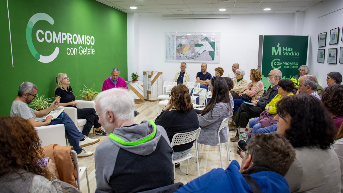 Presentación del libro en Getafe.