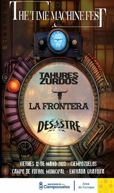 Cartel de la primera edición de The Time Machine Fest.