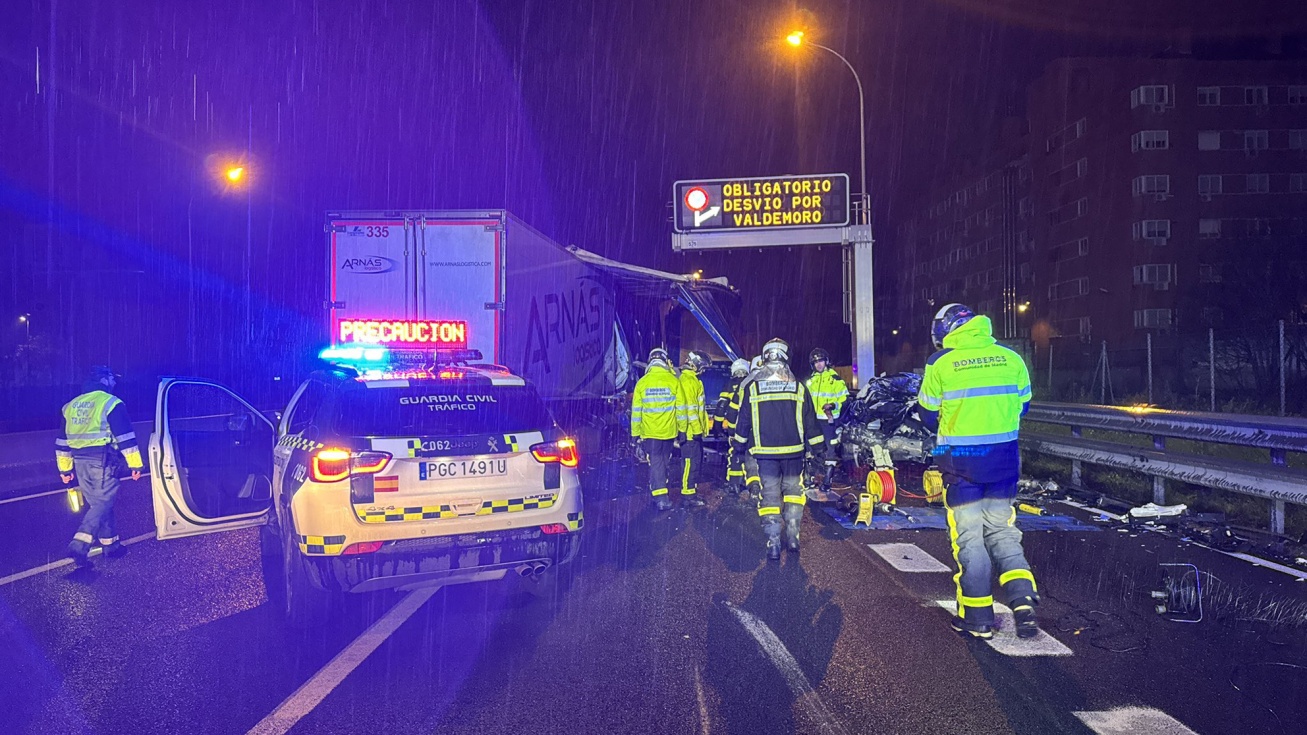 Segundo de los accidentes en la A-4 | 112 Comunidad de Madrid