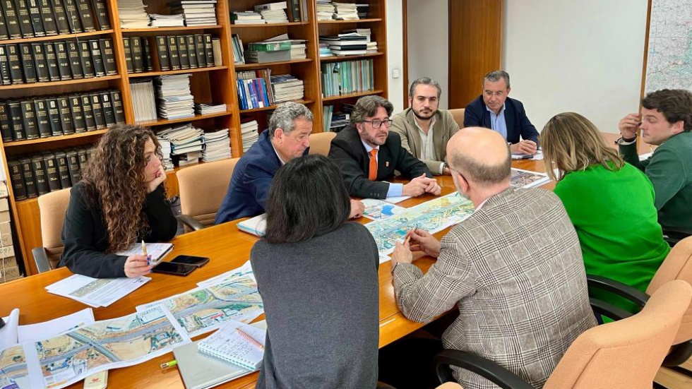 La reunión con Demarcación de Carreteras del Estado en Madrid.