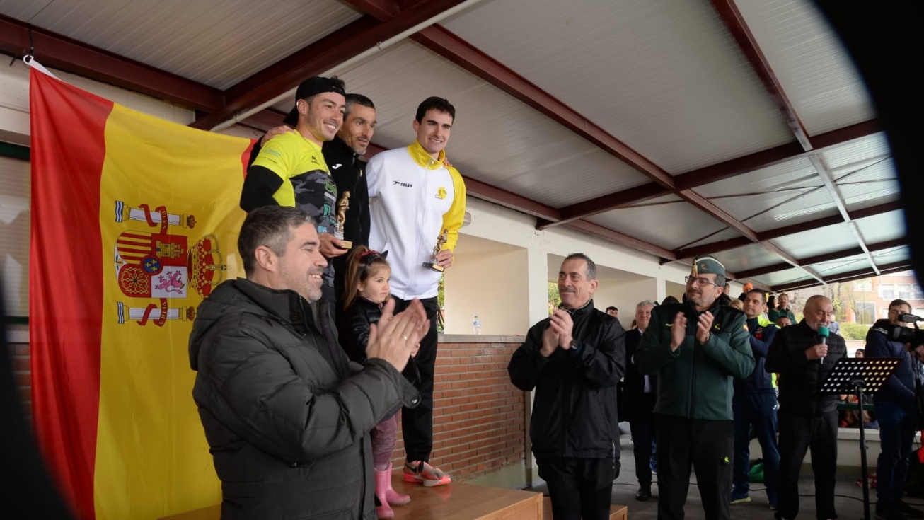 El podio de la carrera.