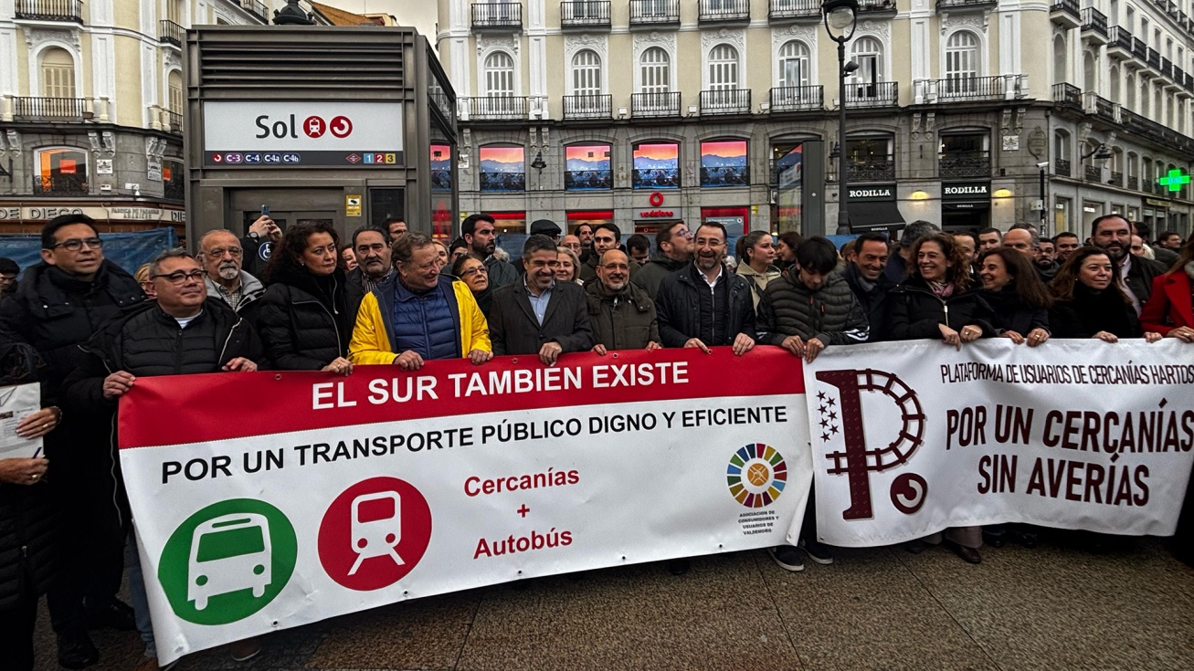 Concentración en la Puerta del Sol.
