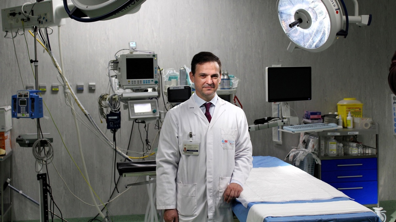 Santos Jiménez de los Galanes, jefe del Servicio de Cirugía General y del Aparato Digestivo del hospital.