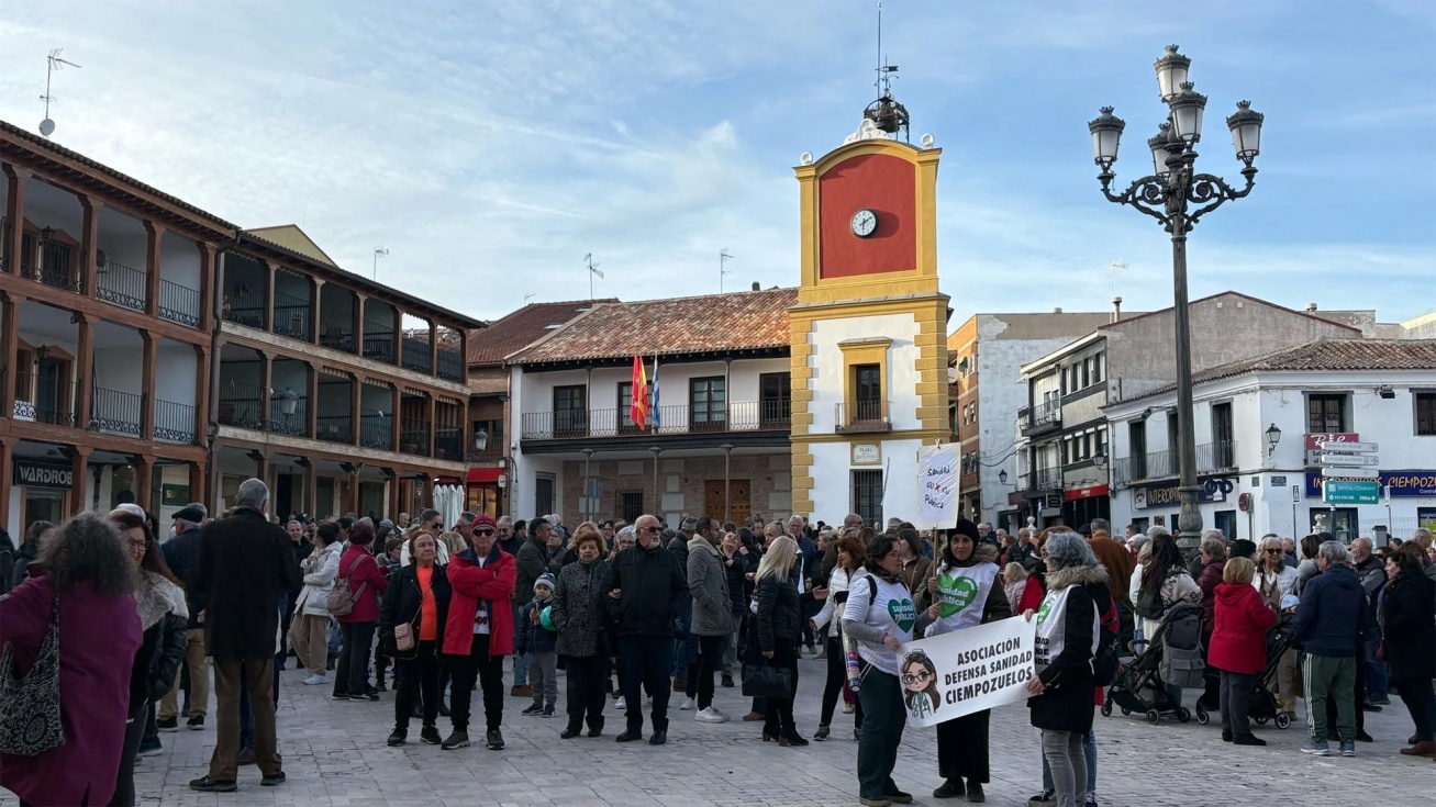 Manifestación por un centro digno en Ciempozuelos.
