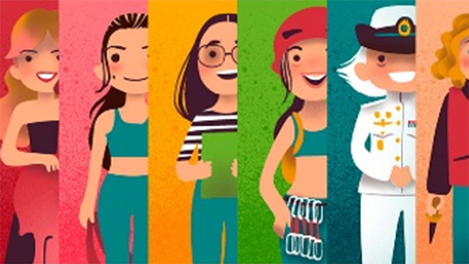 Ilustraci&oacute;n de mujeres trabajadoras.