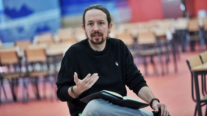 Pablo Iglesias en Getafe. | Imagen de larazon.es