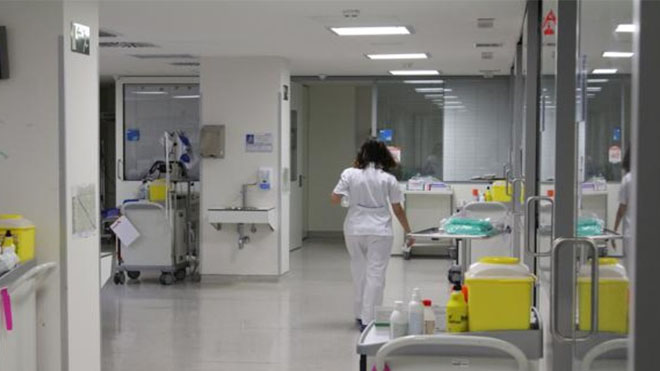 UCI hospital de Valdemoro.