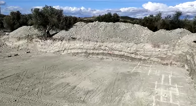 Imágenes del vídeo subido por "Valdemoro Púnica" alertando del avance de las obras.