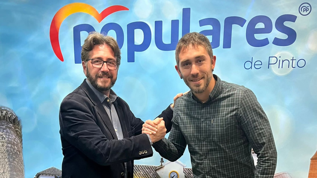 V&iacute;ctor Alonso junto a Salom&oacute;n Aguado, el candidato del PP a las elecciones del 28M.