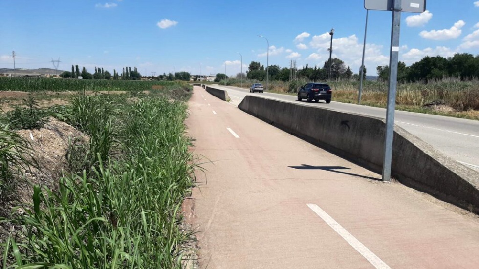 Carril bici de San Martín de la Vega.