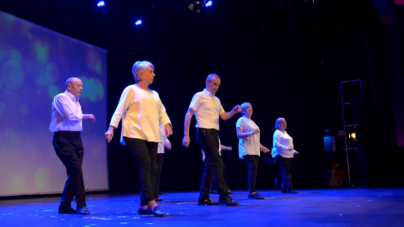 Muestra de baile en la Semana del Mayor de 2022.