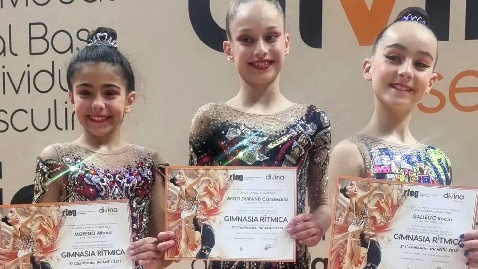 De izquierda a derecha: Aitana Moreno, Candelaria Boso y Rocío Gallego