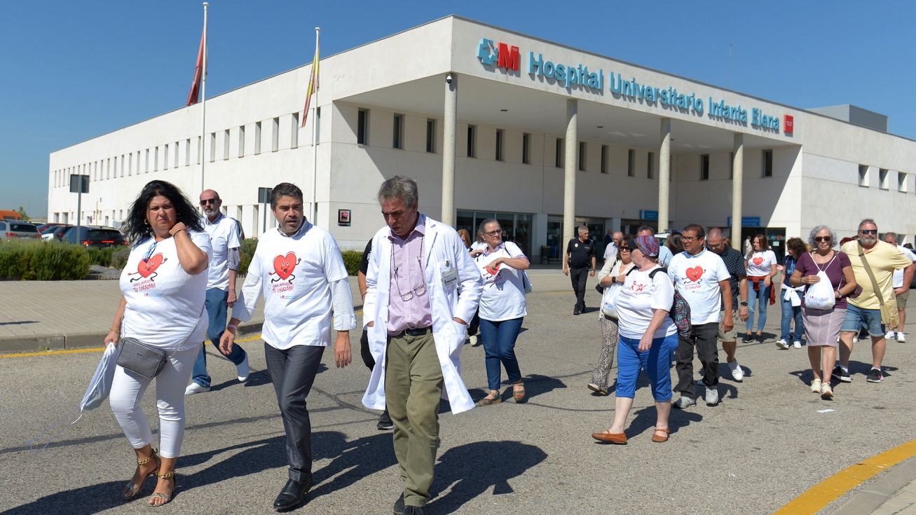 Celebración del Día del Corazón en el Infanta Elena.