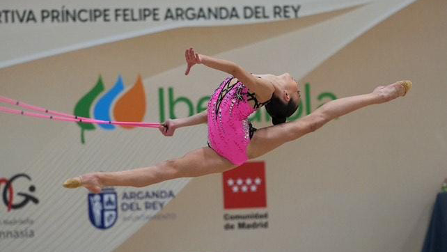Valeria en su ejercicio.